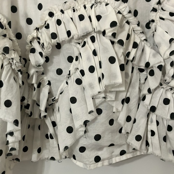 Krista Larson ruffles top - Picture 2 of 5